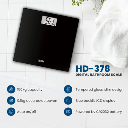 Glass Digital Bathroom Scale HD-378